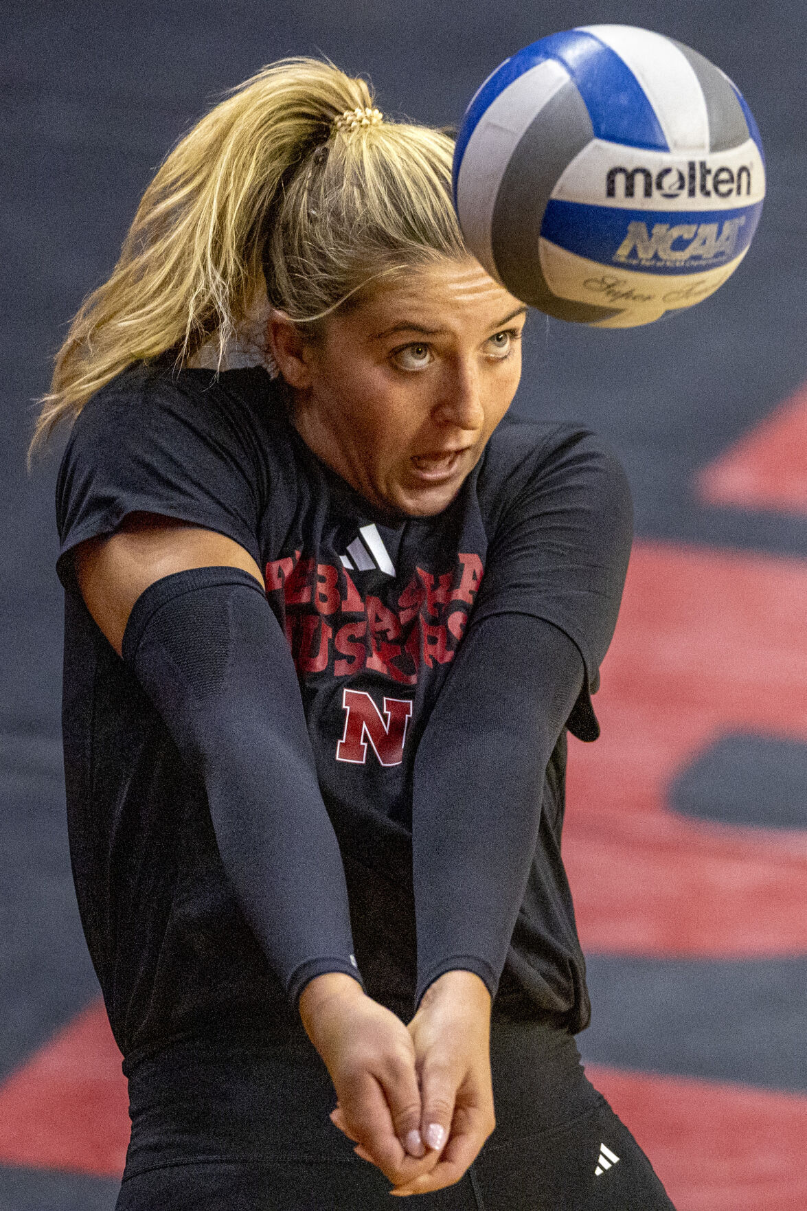 NU volleyball practice